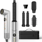 MAE Haarstyler Pro II mit Coandă-Effekt, hitzeschonend, 4 Wärmestufen, Silber