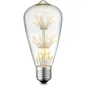 Home Sweet Home LED-Leuchtmittel 'Crystal' klar E27 1W 100 lm dimmbar