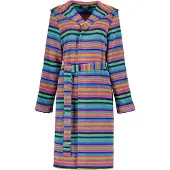 Cawö Bademantel 1454 Kapuze Damen Multicolor-40