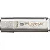 Kingston IronKey Locker+ 50 - USB-Flash-Laufwerk - verschlüsselt - 256 GB - USB 3.2 Gen 1 - TAA-konform