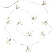 Star Trading LED-Minilichterkette, Dew Drop Flower 10 Buketts mit je 10 warmweißen LEDs