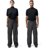 Maium Regenhose Cargo Pants Unisex Black-M
