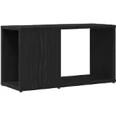 vidaXL TV-Schrank Schwarz Eichen-Optik 60x24x32 cm Holzwerkstoff