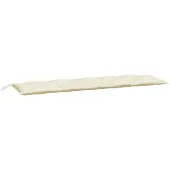 vidaXL Gartenbank-Auflage Creme 180x50x7 cm Oxford-Gewebe
