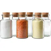 MamboCat 6er Set Gewürzgläser 300ml + Korken, Aufbewahrung von Tee, Kräutern & Gewürzen