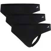 Adidas Damen Strings, 3er Pack - Thongs, Active Light Flex , Unterwäsche, Logo