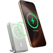 Baseus Externer Akku Nomos Qi2 Magnetic, 10.000 mAh, 45W, inklusive USB-C Kabel, Grau