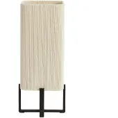 Light & Living - Tischleuchte Wyn - Creme - 16.5x16.5x39cm Tischlampe - Nachttischlampe, Wohnzimmer, Schlafzimmer