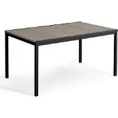 Keter 260567, Schwarz, Holz, Metall, Kunststoff, Rechteckige Form, 4 Bein(e), 6 Person(en), 1590 mm