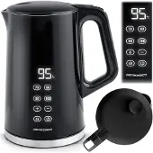 Berdsen BD-71 Wasserkocher 1,7 l schwarz und silber