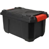 Eda Plastiques EDA Aufbewahrungsbox XPERT PRO 40 L schwarz/rot