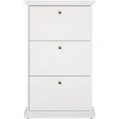 Tvilum ebuy24 Schuhschrank Venedig Weiß 78 x 28 cm | Gr.: onesize