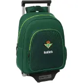 Safta Schulrucksack mit Rädern Real Betis Balompié grün 28 x 34 x 10 cm