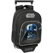 STARWARS Schulrucksack mit Rädern Star Wars Rebellion Schwarz 27 x 33 x 10 cm