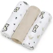 T-Tomi TETRA Cloth Diapers HIGH QUALITY Stoffwindeln Tigers70x70 cm 3 St.