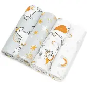 T-Tomi Stoffwindeln Unicorns 4 St