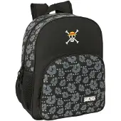 Safta One Piece Pirates 21l 22x42x15 Cm Rucksack Schwarz Kinder Schwarz One Size
