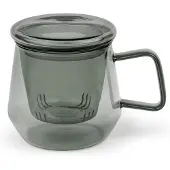 Bredemeijer Teeglas Tea For One Livorno Schwarz 350 ml