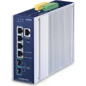 Planet IP30 Industrial L3 4-Port Managed 2.5G Ethernet (100/1000/2500) Aluminium