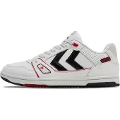 Hummel Power Play LX-E Sneaker Schuhe weiß/schwarz/rot 226244-9076, Schuhgröße:37 EU