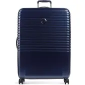 Delsey PARIS Caumartin + 4 Double Rolls Trolley 76 Steel Blue blau