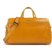 Piquadro Blue Square Leder-Reisetasche mit Laptop-Fach 14 Gelb BV6596B2/G