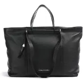 Piquadro Shopper Circle Tote 14" Black