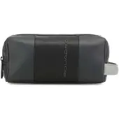 Piquadro Kulturbeutel Urban Toiletry Bag Grigio / Nero
