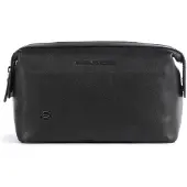 Piquadro Kulturbeutel Black Square Toiletry Bag Black