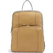 Piquadro Rucksack Circle Expandable Womens's Laptop Backpack Yellow - Beige