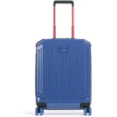 Piquadro Pop Cabin Trolley 4 Wheels S Blue