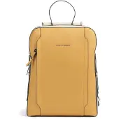 Piquadro Rucksack Circle Laptop Backpack Yellow - Beige