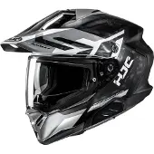HJC RPHA 60 Dakar Schwarz Weiß Silber Adventure Helm Größe 2XL