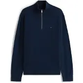 Tommy Hilfiger Strickpullover "TJM SLM ESS LIGHT ¼ ZIP SWTR EXT" Mit Rundhalsausschnitt