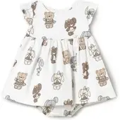 Mayoral Sommerkleid 1869 Weiß Regular Fit