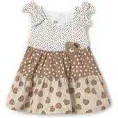Mayoral Sommerkleid 1868 Braun Regular Fit