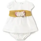 Mayoral Elegantes Kleid 1860 Weiß Regular Fit