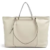 Piquadro Shopper Circle Tote 14" White
