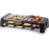 Domo DO9190G, 8 Person(en), Stein, Schwarz, Grau, Rechteckig, Stein, Drehregler