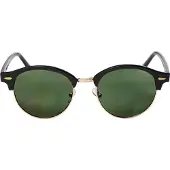 CHPO Casper II, Erwachsener, Uni, Clubmaster, Rund, Halbe Einfassung, Glas