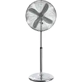 Nordic Home Culture NORDIC HOME 45 cm metal floor stand fan, chrome