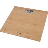 Terraillon BAMBOO SCALE, Elektronische Personenwaage, 150 kg, 100 g, Bambus, kg, Quadratisch