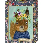Heye Puzzle Sweet Squirrel, 1000 Teile, 1000 Stück(e), Kunst