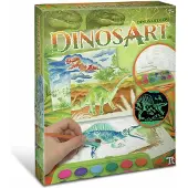 Dinosart Magisches Aquarell