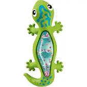 Ravensburger 4870 play+ Regenmacher: Gecko, Musikinstrument, Mini-Rassel, Saugnapf-Spielzeug