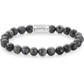 Rebel & Rose RR-80026-S Herren-Armband Grey Seduction 8 mm