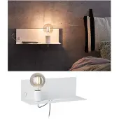 Paulmann Wandleuchte mit Ablage Devara E27 max. 40W