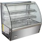 CombiSteel Tisch-Wärmevitrine 100 Liter - Auslage für Ihren Imbiss, Tischgerät
