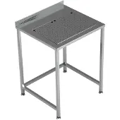 CombiSteel Arbeitsplatte - Integriertes Abtropfbecken - 700 x 650 - -