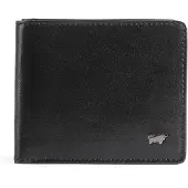 Braun Büffel Portemonnaie COUNTRY RFID Kartenbörse 12 Kartenfächer schwarz Herren - Leder